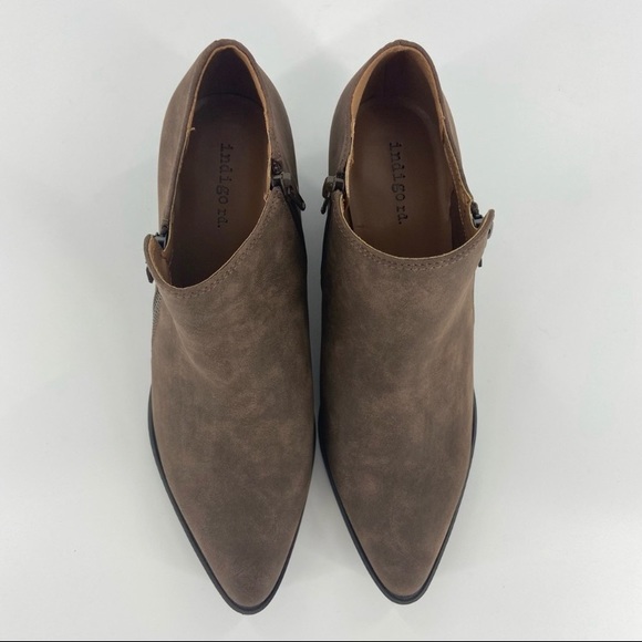 Indigo Rd. Brown Dallin  Ankle Fashion Boots Size 7.5 - Picture 5 of 6